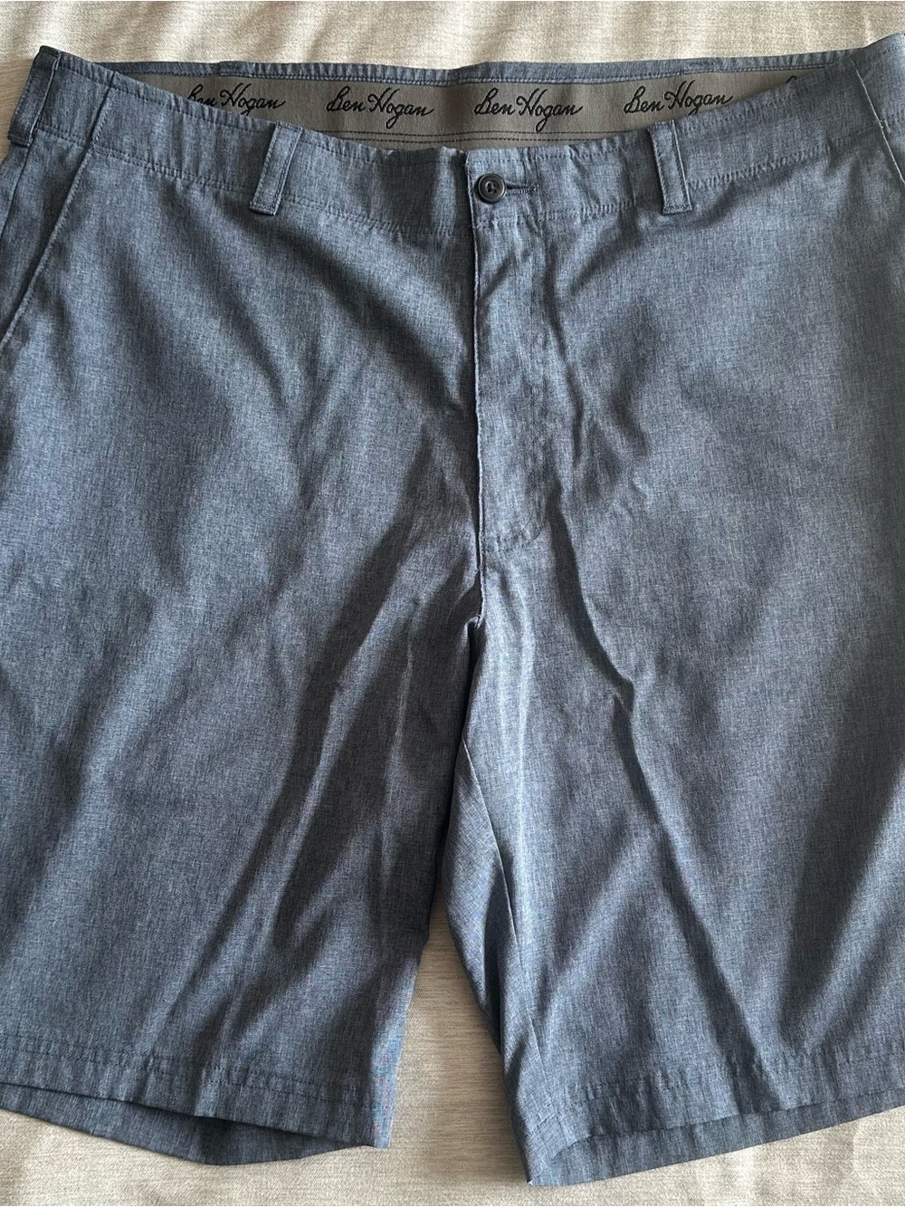 Ben Hogan Men's Slate Gray Flat Front Shorts